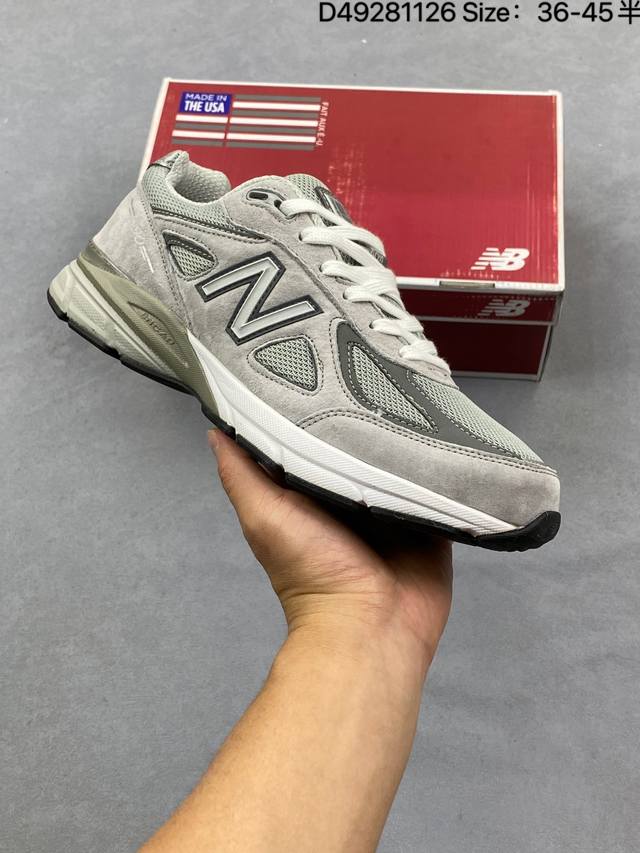 New Balance pv990Nv6 新百伦Nb990V6 藏青色 第六代总统复古慢跑鞋 这是一双极具现代感设计的复古跑鞋 990V6 鞋面大部分面积依旧采