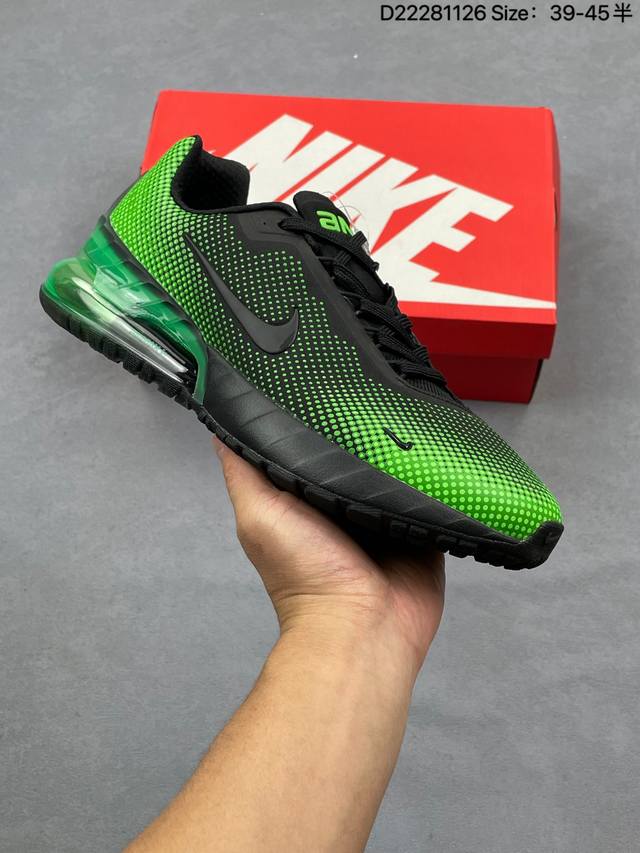 公司级：Nike Air Max phoneix 耐克 运动缓震 耐磨透气 气垫跑鞋 鞋身大面积采用了网眼材质为主 并且后跟部分还带有反勾Swoosh点缀 设计