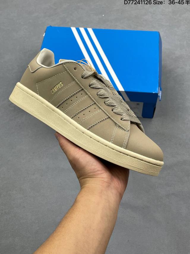 Adidas Originals Campus 00S 学院系列 面包风经典复古低帮百搭休闲运动板鞋 货号:Js3775 尺码:看图所示 Id:D7724112