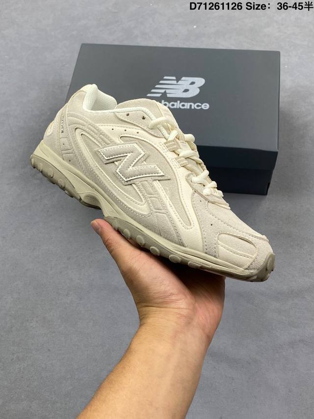 New Balance 新百伦204 系列 复古休闲运动百搭老爹跑步鞋 #采用猪巴革组合网织鞋面材质 #3层组合底模精密开发 #中底嵌入碳板缓震及后跟嵌入Tpu