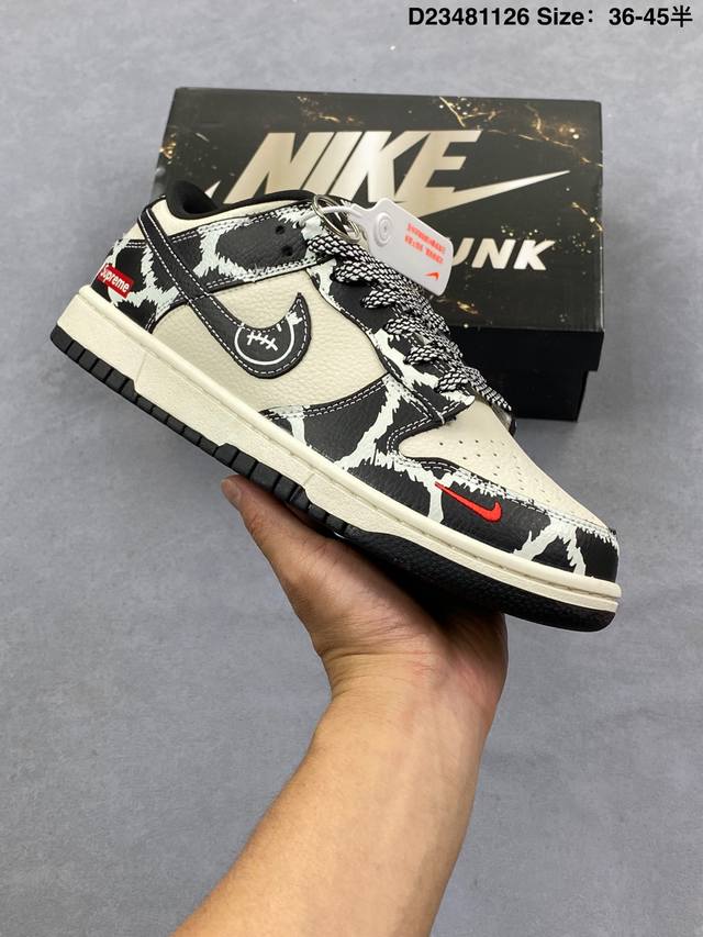 公司级耐克Nk Dunk Low Retro ”Diy高端定制“ 低帮休闲运动板鞋 Sb Lv 原装头层材料 用料绝不含糊 独家版型蒸餾加工帶來的是更好的视觉和