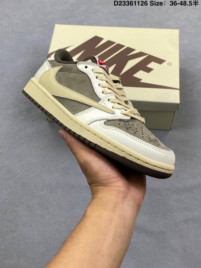 耐克Nike Air Jordan 1 Low Og Sp Aj1低帮 倒勾 乔丹一代经典低帮文化百搭休闲运动篮球鞋 货号:Dz4137-106 尺码：如图 编