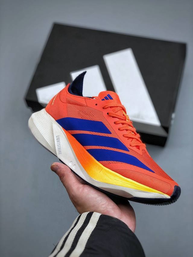 Adidas Adizero Drive Rc M 减震透气休闲训练跑步鞋 沿袭 Adizero 系列传统专为训练备赛设计的专业跑鞋Torsion System