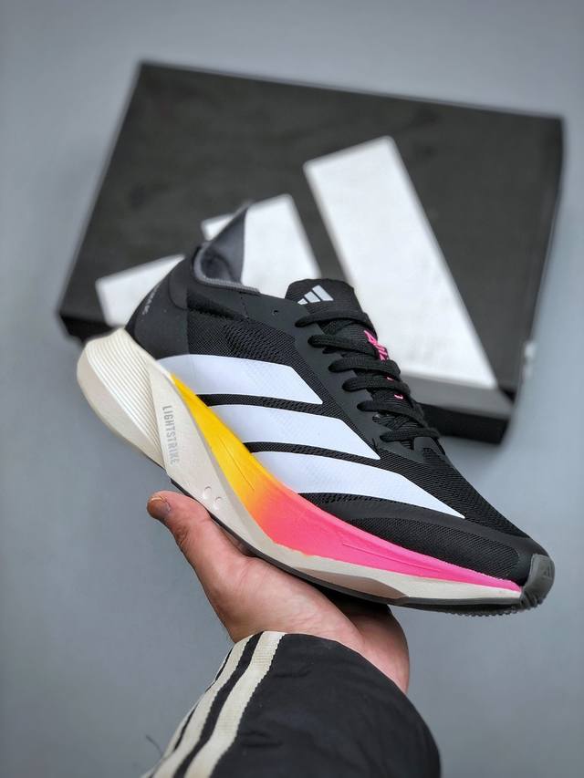 Adidas Adizero Drive Rc M 减震透气休闲训练跑步鞋 沿袭 Adizero 系列传统专为训练备赛设计的专业跑鞋Torsion System