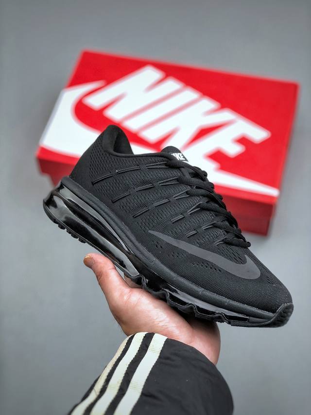 Nike Air Max 2016系列 耐克 低帮百搭贾卡网面全掌气垫休闲运动慢跑鞋 货号:806771 100 尺码：35-46 半
