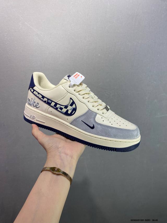 公司级Nike Air Force 1 '07 Low 空军一号低帮 运动鞋 休闲鞋 折边针车 工艺难度大 原楦头原纸板 原装鞋盒 定制五金配件 内置全掌气垫