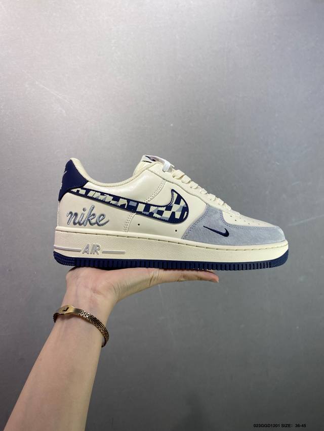 公司级Nike Air Force 1 '07 Low 空军一号低帮 运动鞋 休闲鞋 折边针车 工艺难度大 原楦头原纸板 原装鞋盒 定制五金配件 内置全掌气垫