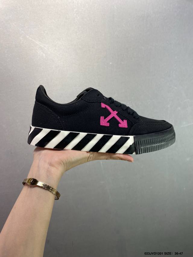 公司级Off-White 新款圆头系带低帮运动小白鞋跑步鞋多色拼色运动休闲鞋 尺码:36-45 Ld:023Jvd1201