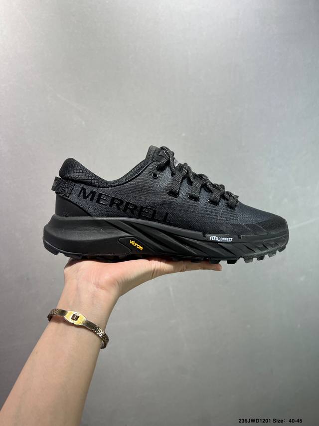 公司级Wild Things × Merrell迈乐 Agility peak 4 简约舒适蜂鸟户外越野跑步鞋 织物防滑耐磨透气 轻盈鞋体 上脚无负担 行动去飞