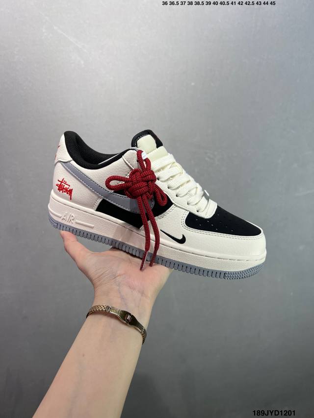 公司级Nike Air Force 1 ‘07 Low 联名空军一号 低帮 运动鞋 休闲鞋 折边针车 工艺难度大 原楦头原纸板 原装鞋盒 定制五金配件 内置全掌