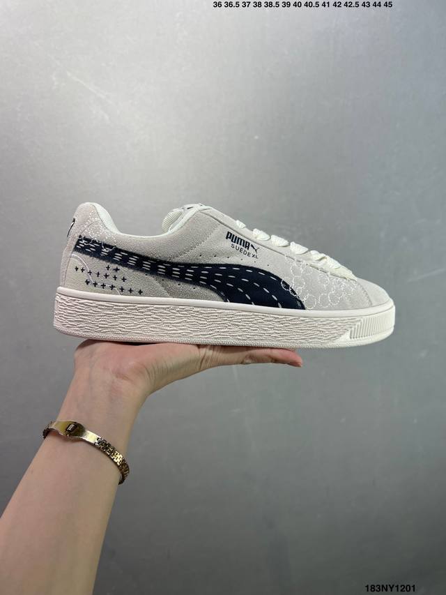puma Suede Xl 复古单品 彪马 防滑耐磨低帮德训板鞋 货号:395777-02 尺码:36 37 37.5 38 38.5 39 40 40.5 4