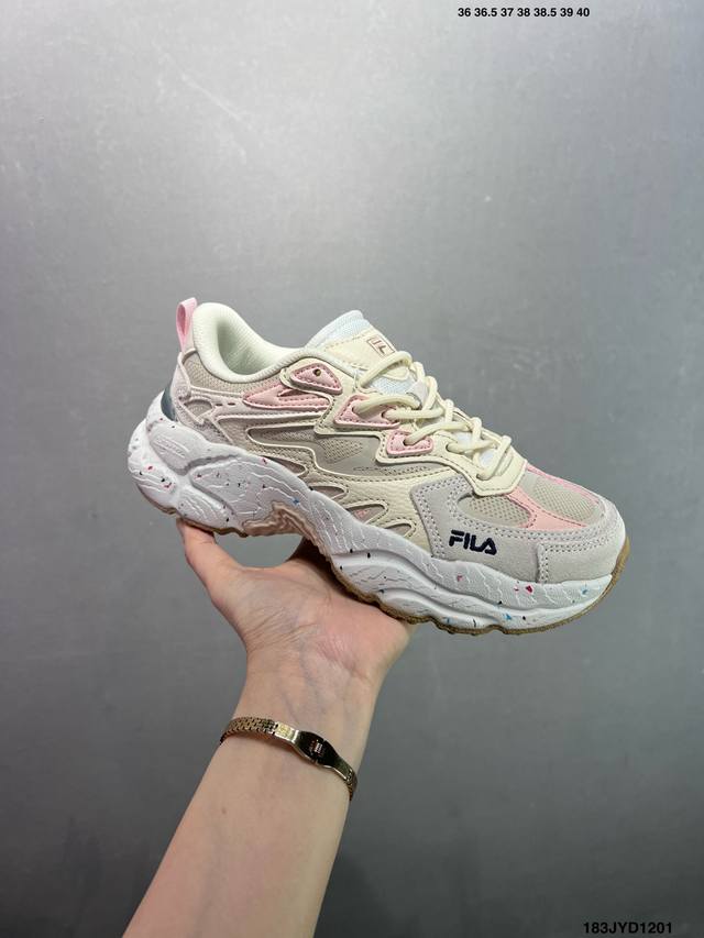 公司级Fila 斐乐蕨草鞋Fern女鞋运动鞋 新款户外老爹鞋反光休闲鞋 货号:F12W331101Fcm 尺码:如图 Id：183Jyd1201