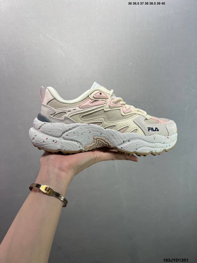 公司级Fila 斐乐蕨草鞋Fern女鞋运动鞋 新款户外老爹鞋反光休闲鞋 货号:F12W331101Fcm 尺码:如图 Id：183Jyd1201