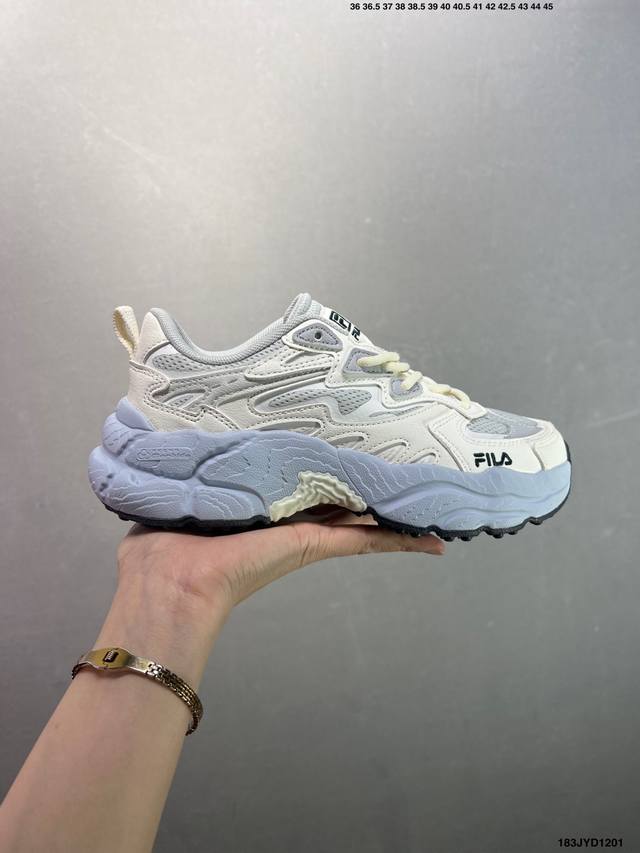 公司级Fila 斐乐蕨草鞋Fern女鞋运动鞋 新款户外老爹鞋反光休闲鞋 货号:F12W331101Fcm 尺码:如图 Id：183Jyd1201