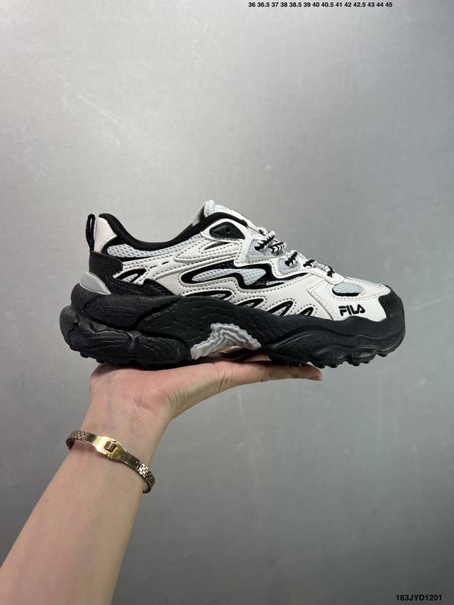 公司级Fila 斐乐蕨草鞋Fern女鞋运动鞋 新款户外老爹鞋反光休闲鞋 货号:F12W331101Fcm 尺码:如图 Id：183Jyd1201