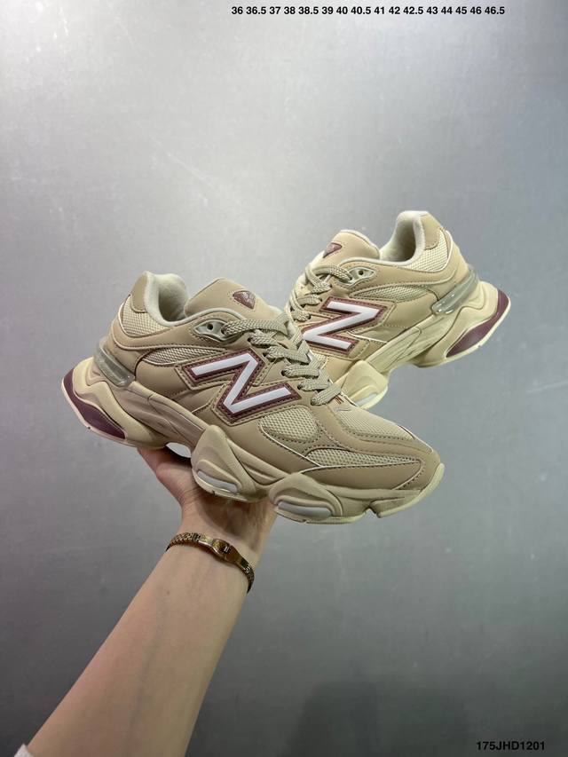 Joe Freshgoods X New Balance Nb9060 联名款 复古休闲运动慢跑鞋 鞋款灵感源自设计师本人对夏日的怀日回忆。鞋面大身由空间双格及