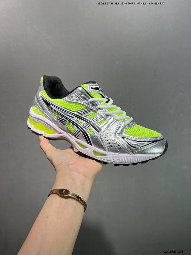 Asics Gel-Kayano 14系列 复古街头休闲运动跑步鞋 #轻量舒适透气材质 全滴塑鞋面 #中底3D可视Gel缓震胶效果 #升级Flytefoam B