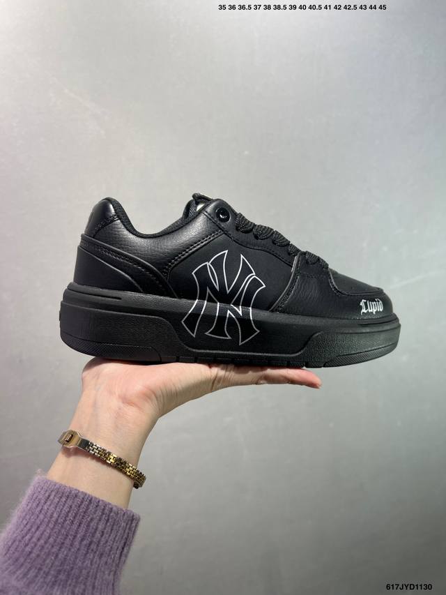 公司级Korea韩国Ss19限定发售Ny美国榄球洋基队限定 X Mlb Big Ball Chunky A Running厚底老爹厚底休闲运动慢跑鞋 货号:3A