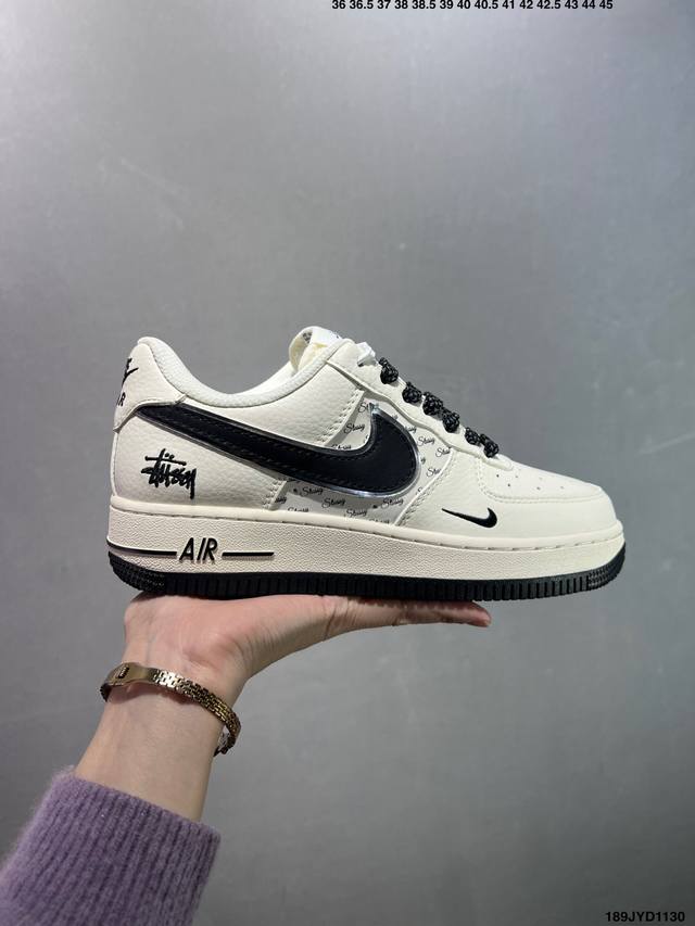 公司级Nike Air Force 1 ‘07 Low 联名空军一号 低帮 运动鞋 休闲鞋 折边针车 工艺难度大 原楦头原纸板 原装鞋盒 定制五金配件 内置全掌