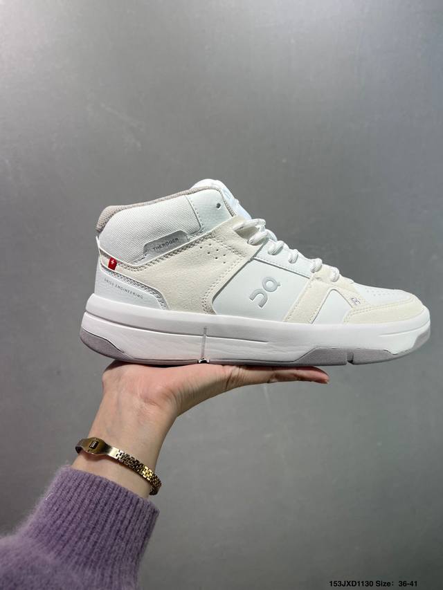 公司级On昂跑 The Roger Clubhouse 高邦 户外街头机能风跑步鞋 越界开启全新都市探索 Cloudtec专利科技鞋底搭载耐温耐用革新中底泡棉