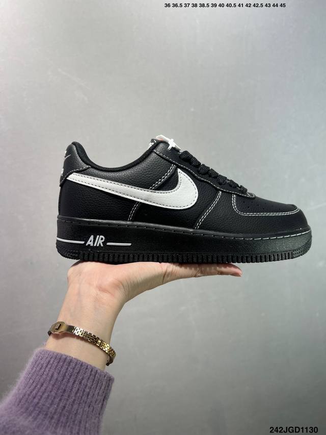 Nike Air Force 1 Low 原楦头原纸板 打造纯正空军版型 专注外贸渠道 全掌内置蜂窝气垫 原盒配件 原厂中底钢印、拉帮完美 货号：Hq2037-
