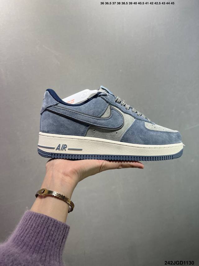 Nike Air Force 1 Low 原楦头原纸板 打造纯正空军版型 专注外贸渠道 全掌内置蜂窝气垫 原盒配件 原厂中底钢印、拉帮完美 货号：Hq2037-