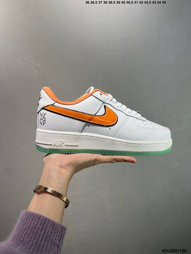 Nike Air Force 1 ‘07 Low空军一号 低帮 运动鞋 休闲鞋 折边针车 工艺难度大 原楦头原纸板 原装鞋盒 定制五金配件 内置全掌气垫 原厂鞋