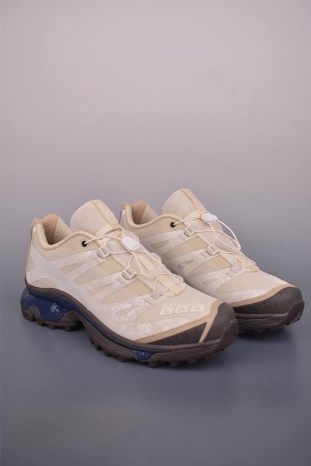 法国户外品牌-萨洛蒙 Xt-4 Og protective 探索者系列 纯原版本 潮流越野机能户外休闲运动跑步鞋 采用透气网布与防护皮革组合鞋面材质 牛角扣系带