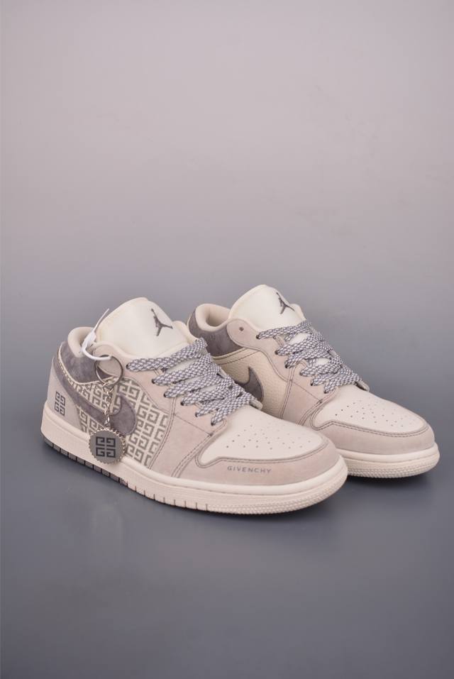 Nike Jordan Air Jordan 1 纪梵希联名 纯原大厂出品 极力推荐 定制鞋盒 大厂纯原品质出货 超高清洁度 皮料切割干净无任何毛边 细节完美