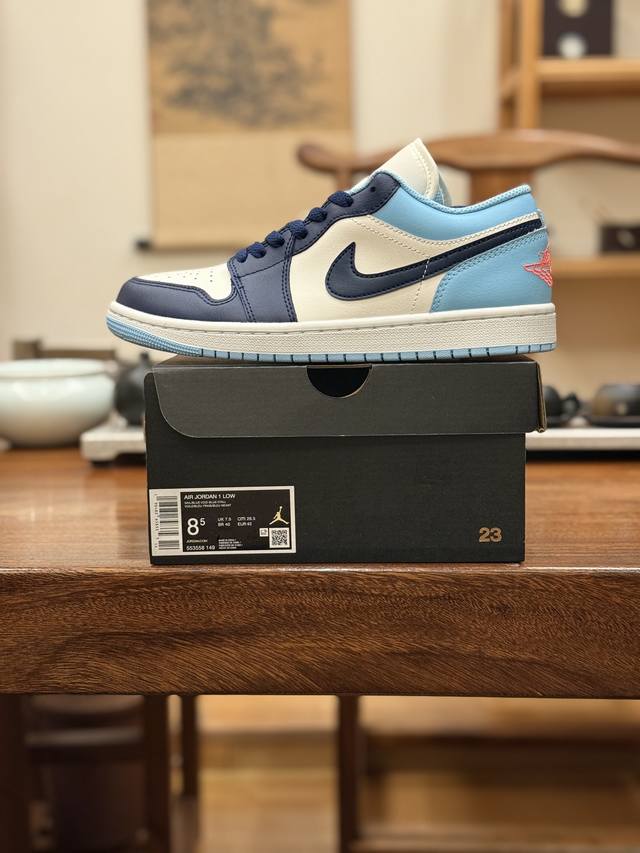 顶级原版 公司级 平台货 Air Jordan 1 Low 黑曜石 553558-149 男鞋40 40.5 41 42 42.5 43 44 44.5 45