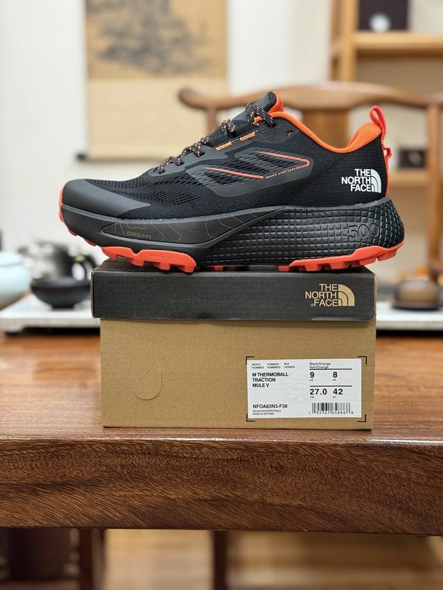 顶级原版 公司级 北面The Ｍ Altamesa 500 黑桔红 A83N3-F38 男鞋 39 40 40.5 41 42 42.5 43 44 44.5