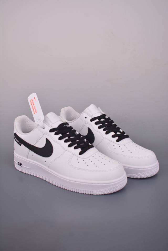 Nike Air Force 1 Low 白黑雄途 原楦头原纸板 打造纯正空军版型 专注外贸渠道 全掌内置蜂窝气垫 原盒配件 原厂中底钢印、拉帮完美 官方货号: