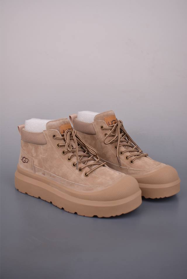 美国轻奢品牌 Ugg M Tasman Weather Hybrid 塔斯曼混合系列中帮厚底轻量休闲马丁靴 男士高帮休闲马丁靴系列代购专供品质 高弹Modern