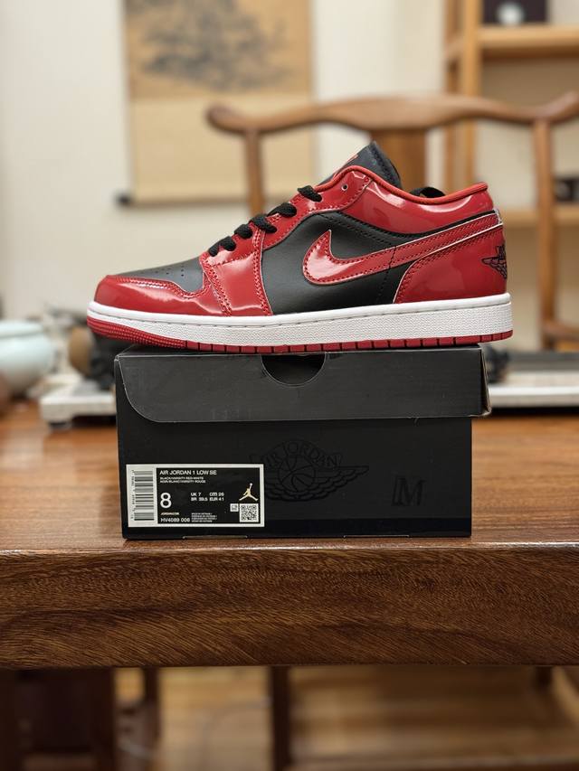 顶级原版 公司级 Air Jordan 1 Low 低帮 黑红 Hv4089-006 男鞋 40 40.5 41 42 42.5 43 44 44.5 45 4