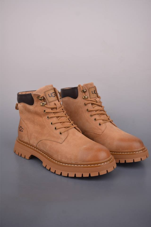 美国轻奢品牌 Ugg M Tasman Weather Hybrid 塔斯曼混合系列中帮厚底轻量休闲马丁靴 男士高帮休闲马丁靴系列代购专供品质 高弹Modern