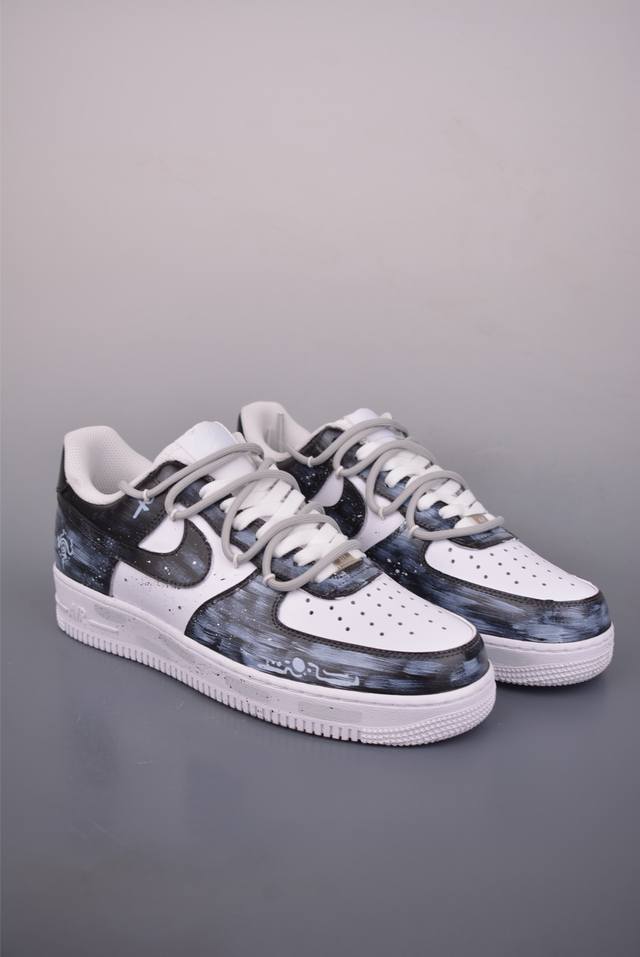 Nike Air Force 1 Low 手绘涂鸦 原楦头原纸板 打造纯正空军版型 专注外贸渠道 全掌内置蜂窝气垫 原盒配件 原厂中底钢印、拉帮完美 官方货号: