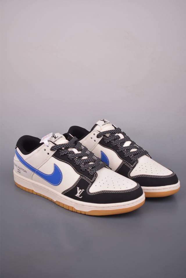 Nike Sb Dunk Low Lv联名 解构抽绳鞋带 纯原大厂出品 极力推荐 原装头层材料 独家版型蒸餾加工 帶來的是更好的视觉和脚感体验 大厂纯原品质出货