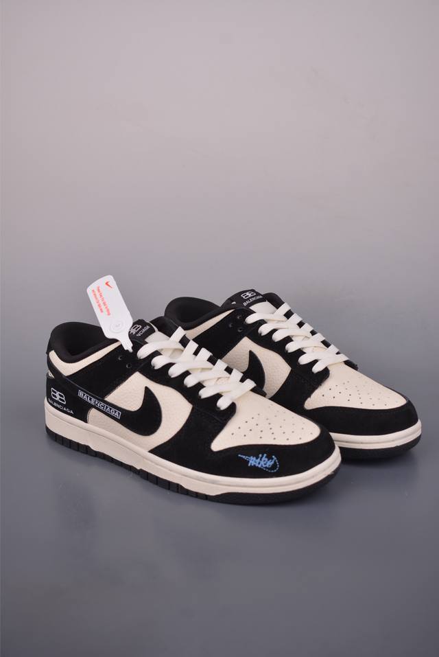 Nike Sb Dunk Low 巴黎世家联名 纯原大厂出品 极力推荐 原装头层材料 独家版型蒸餾加工 帶來的是更好的视觉和脚感体验 大厂纯原品质出货 清洁度