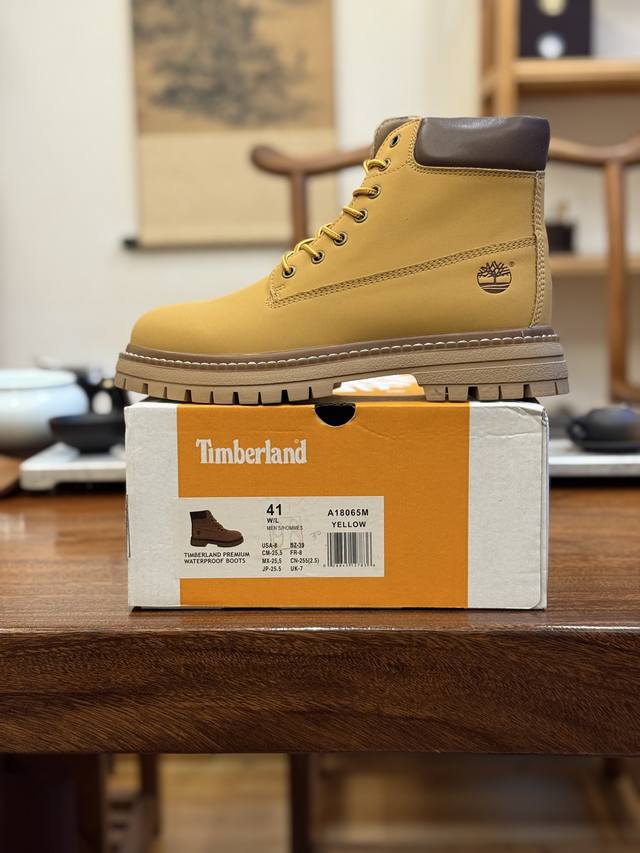 新货Timberland添柏岚 天伯伦秋冬新品 毛绒内里保暖锁热 秋冬必备户外休闲大黄靴系列 #广东大厂品质 原盒原包装 #时尚潮流搭配 面料采用意大利顶级磨砂