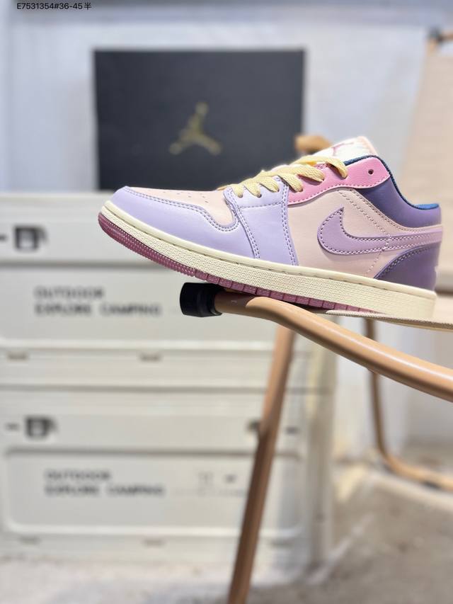 福利特价乔丹Air Jordan 1 Low Aj1低帮系列篮球鞋 官方同步配色 原装级产物 #拒绝公底 立体鞋型 细节完美 高清洁度Dz2768 E75313