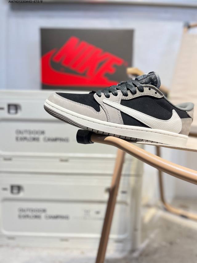 Air Jordan 1 Low Golf Sp Neutral Oliv Aj1乔丹一代高尔夫版系列低帮经典复古文化休闲运动鞋“Ts联名倒钩”Dm7866 A