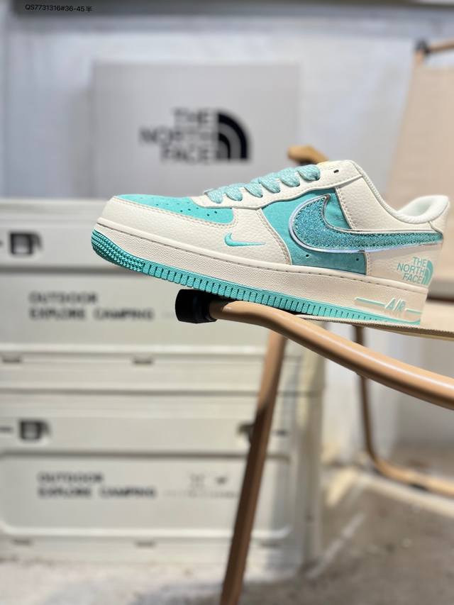 北面 X Nk Air Force 1'07 Low 空军一号低帮休闲板鞋 #定制皮料 原楦原纸板 纯正空军版型 高清洁度 内置全掌气垫Qy6818 Qs773