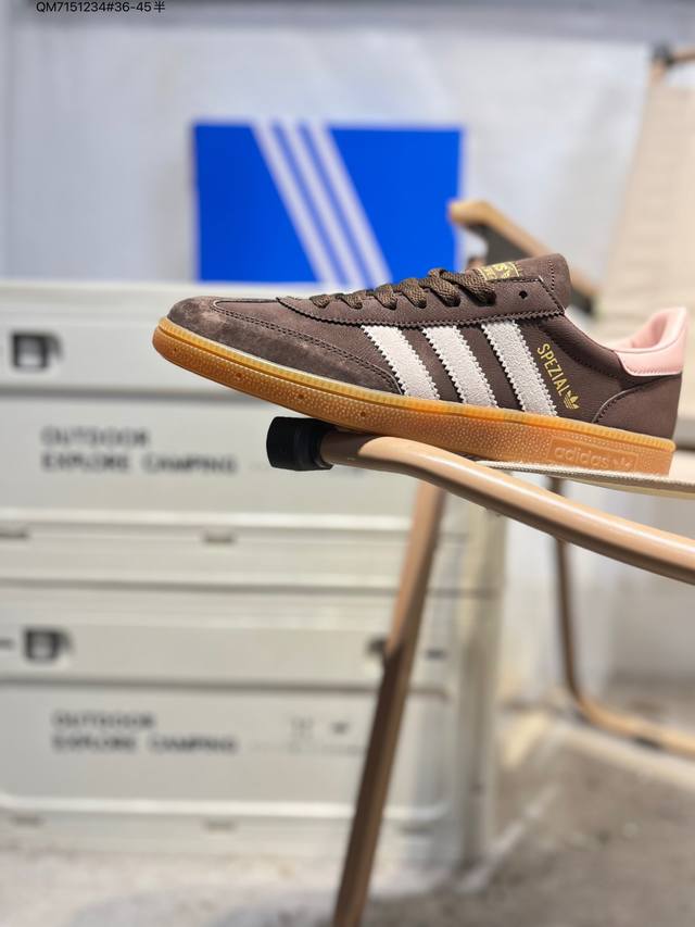 阿迪 Ad Originals Handball Spzl 手球运动员系列百搭休闲运动板鞋Jr0852 Qm7151234#36-45半