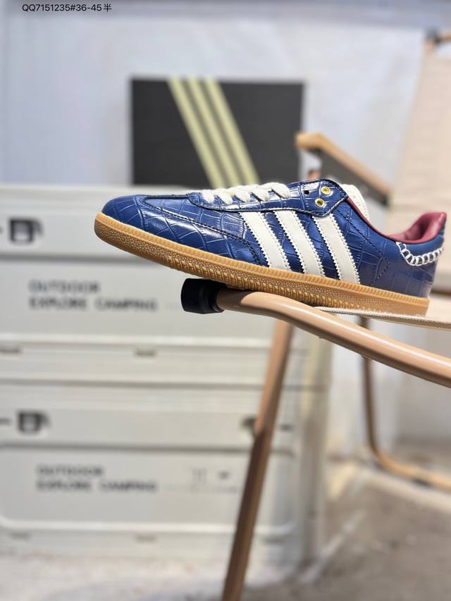 阿迪达斯三叶草Adidas Originals Samba Vegan Og”Spd“桑巴舞系列绅士德训足球风百搭低帮休闲运动板鞋Jh9825 Qq715123