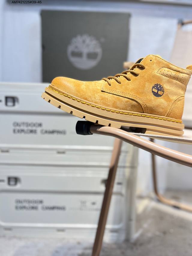 Timberland添柏岚 天伯伦 户外低帮休闲大黄靴系列 冬季防寒户外专用 日常随意搭配 原盒原包装20251110 Am7421225#39-45