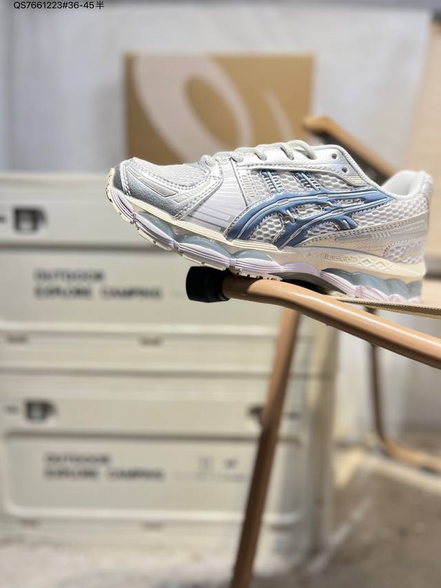 Asics Gel-Kayano 12.1亚瑟士 platinum低帮专业有氧超轻便运动跑步鞋 全新原装数据开发 符合人体工程学 一体式双层编制鞋面 高弹性面料