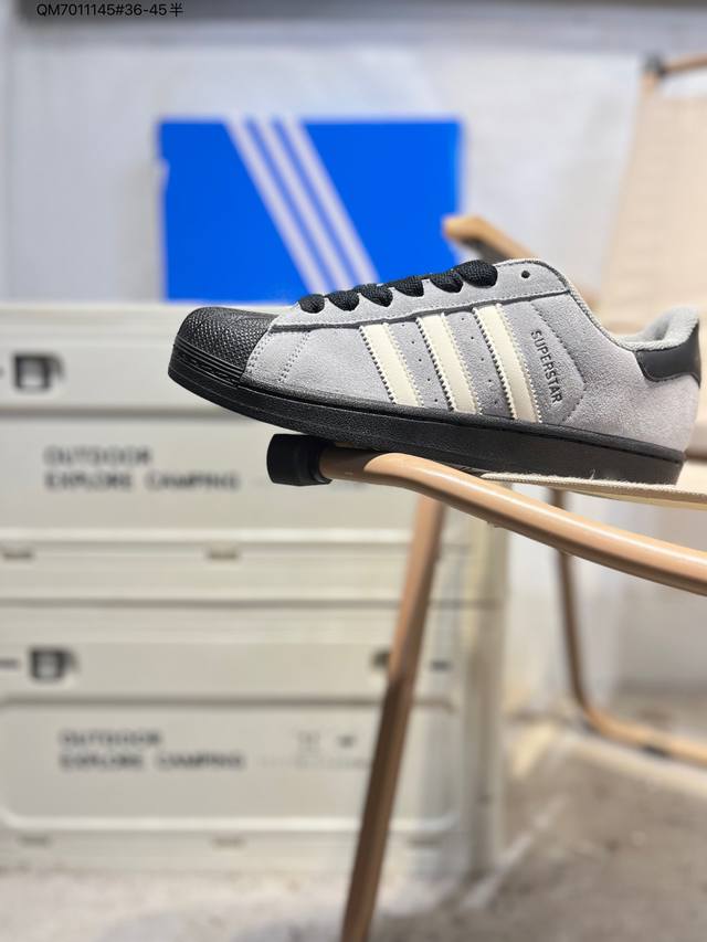 全新配色# 阿迪达斯Adidas三叶草 Adidas Wb Jabbar Originals Superstar 贝壳头系列低帮经典百搭休闲运动Jq3222 Q