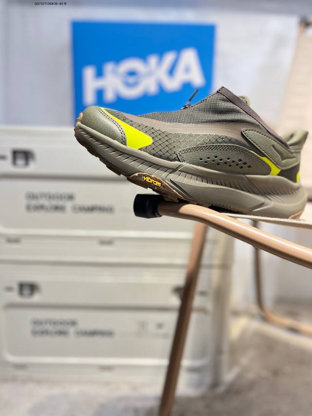 Hoka One One U project Transport 低帮专业越野跑步鞋 相较于前几代Mafate包裹感更好 跟Speedgoat 快速羚羊 系列比