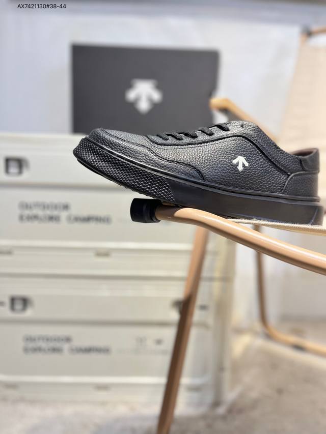 迪桑特Descente Chron Court Sb 复古轻质 耐磨低帮 生活休闲鞋 皮鞋码 2103 Ax7421130#38-44