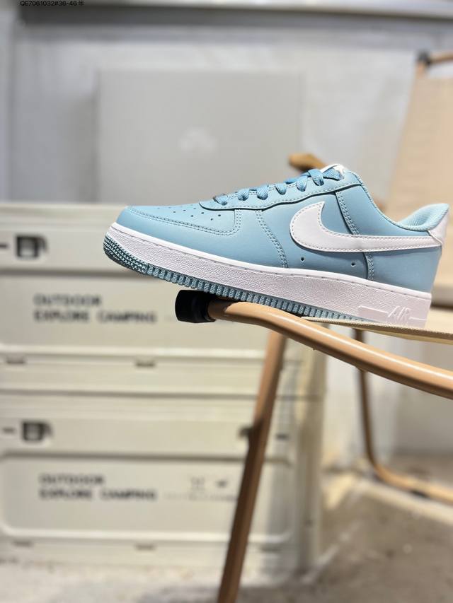 Nk Air Force 1'07 Low 空军一号低帮休闲板鞋 #定制皮料 原楦原纸板 纯正空军版型 高清洁度 内置全掌气垫Fj4146 Qe7061032#